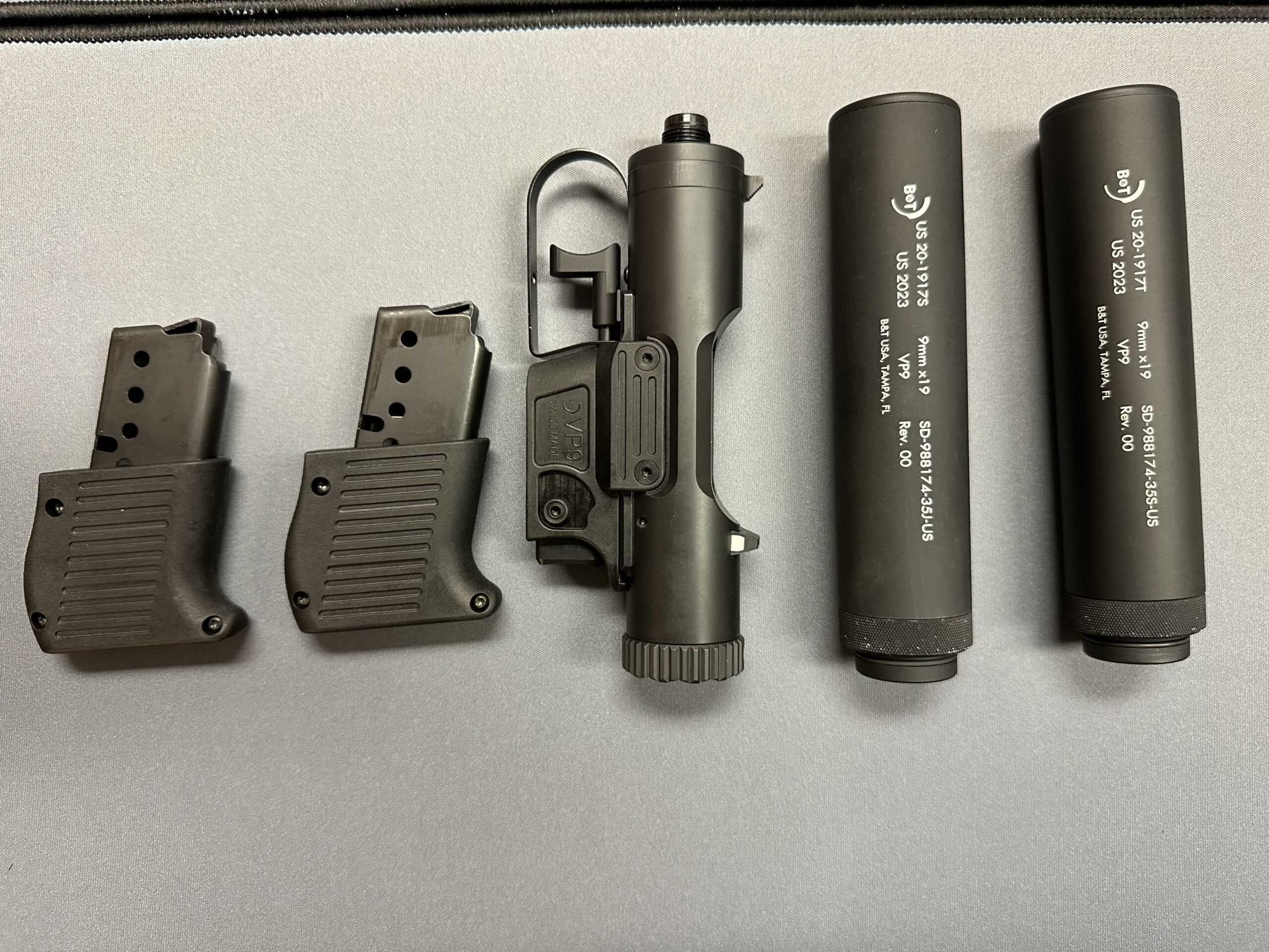 B&T VP9 SD, French Intelligence Agency, Contract Overrun Kit. B&T AG Swiss (Rare only 250 imported)