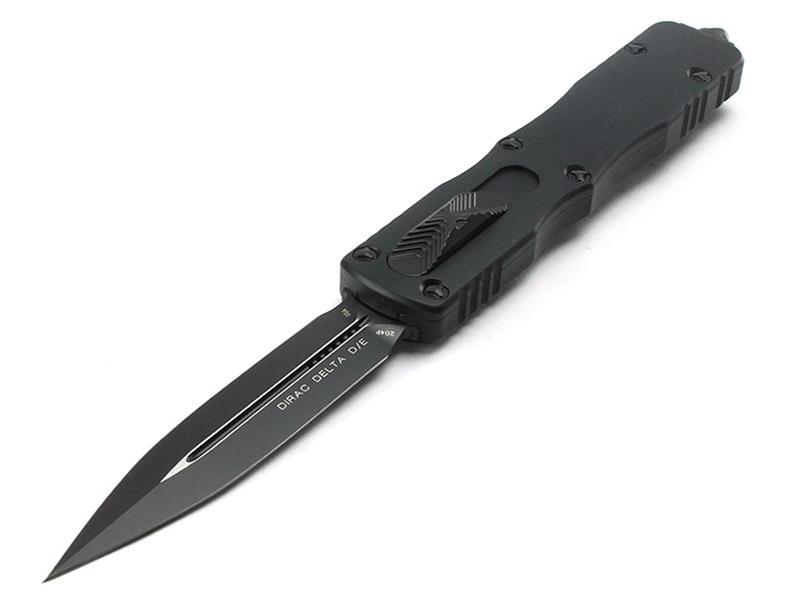 Microtech Knives Dirac Delta D/E Tactical Black 3.75' Black