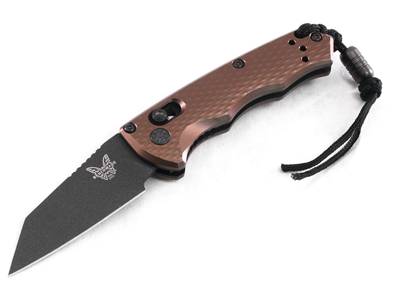 Benchmade Auto Immunity 2.49' AXIS Folding Knife, FDE Aluminum
