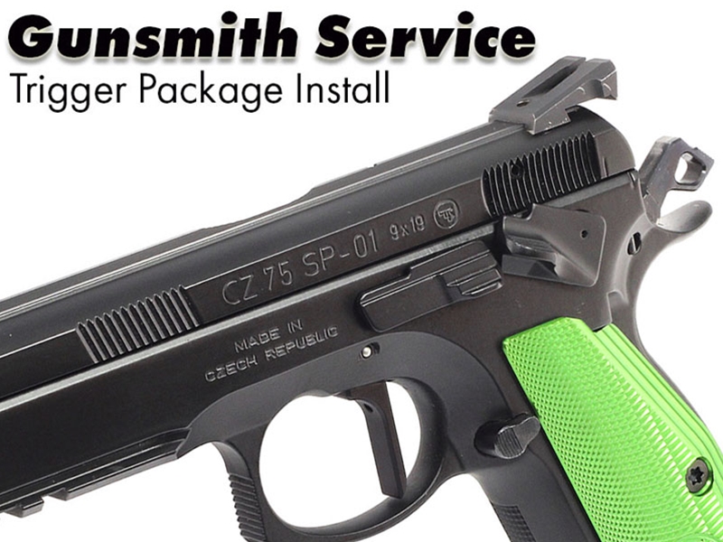 Gunsmith Pistol Trigger Package Install