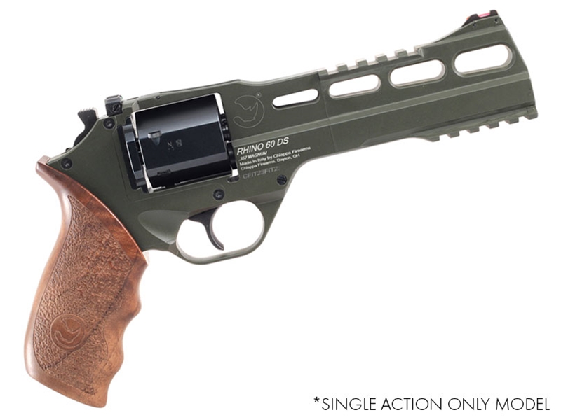 Chiappa Rhino 60SAR .357Mag 6' 6rd Revolver, Hunter OD Green - Single Action Only