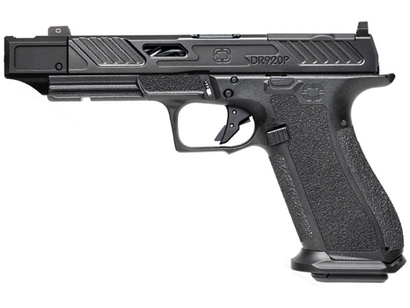 Shadow Systems DR920P Elite 9mm Pistol Black, Comp Black Barrel