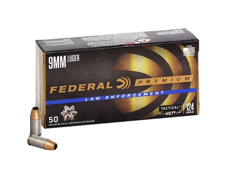 Federal Premium HST 9mm 124gr JHP 50rd