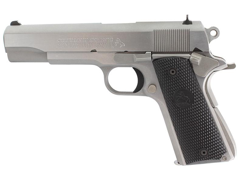 Colt 1911 Government .45 ACP 5' Pistol Brushed Stainless