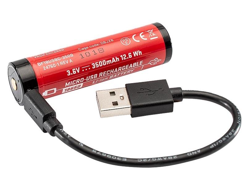 SureFire Lithium Ion Rechargeable 18650 Battery