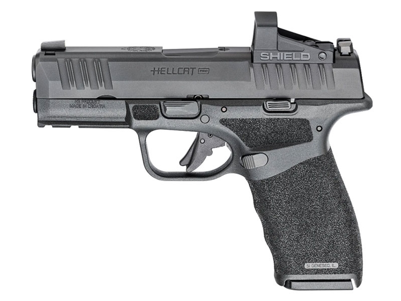Springfield Hellcat Pro 9mm Pistol 3.7' Black w/ Shield SMSc