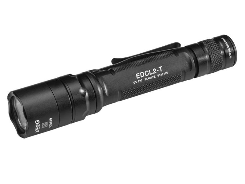 Surefire EDCL2-T Dual Output EDC LED Flashlight 6V 5/1200 Lumen
