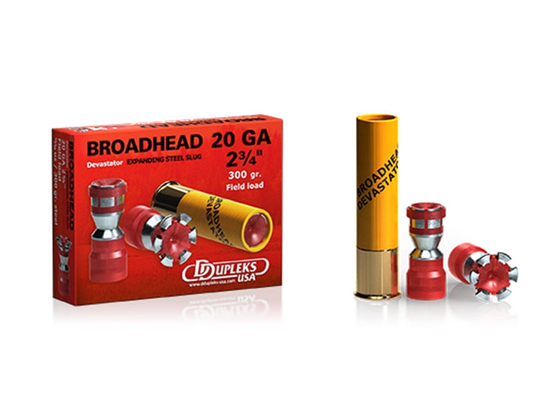 DDupleks Broadhead Devastator 20GA 2 3/4' 11/16oz 5rd (Red)