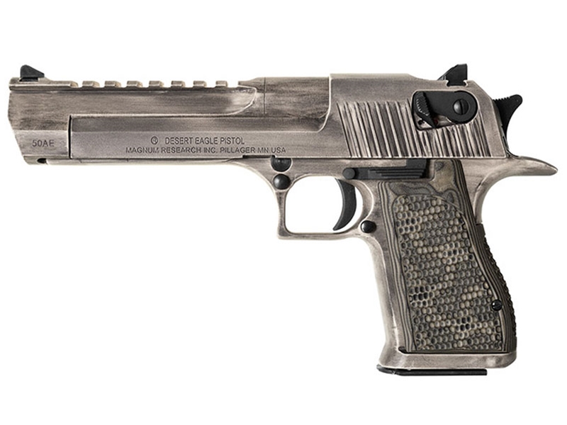 Desert Eagle Mark XIX .44 Mag 6' White Matte Distressed