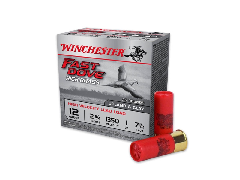 Winchester Fast Dove & Clay 12GA 2.75' 1oz 7.5 Shot 25rd
