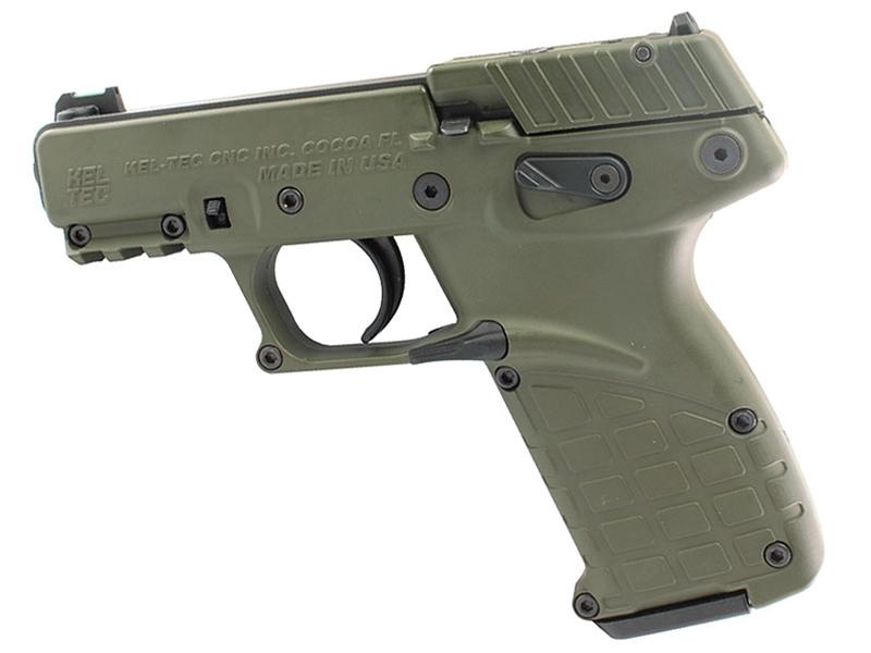 Kel-Tec P17 .22LR 4' Pistol 16+1 TB Black/Green