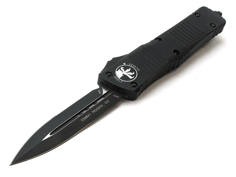 Microtech Knives Combat Troodon D/E Black Tactical 3.8' Knife