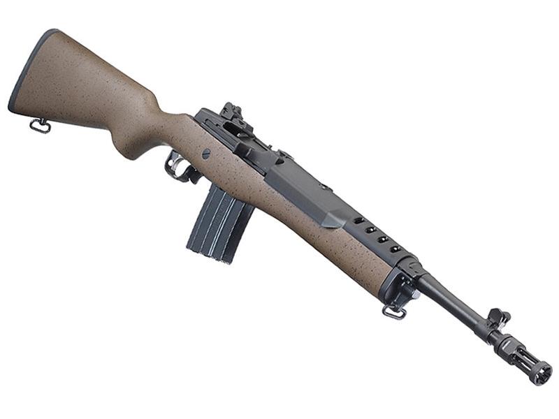Ruger Mini 14 Tactical 5.56mm 16' 20rd Hardwood Rifle, Blued w/ Brown Speckled Stock