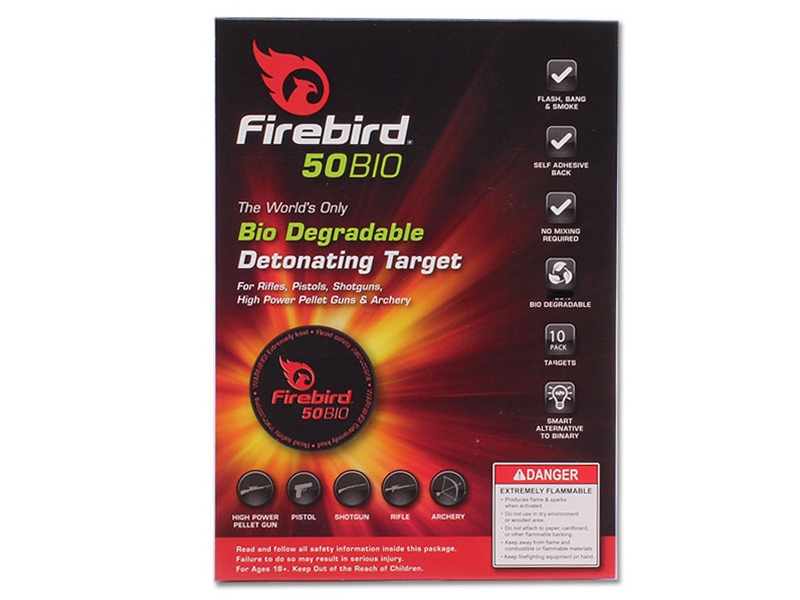 Firebird 50 Bio Detonating Target, 10 Pack