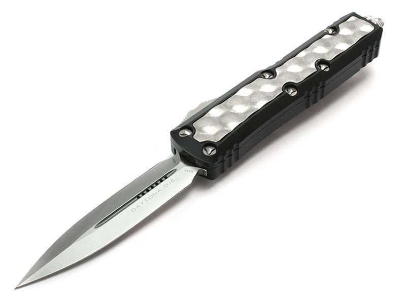 Microtech Knives Daytona 3.1' D/E Stonewashed, Brute Titanium Inlay