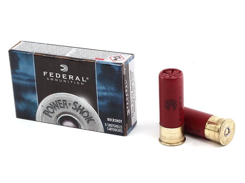 Federal Power-Shok 12GA 2.75' 9 Pellets 00 Buck 5rd