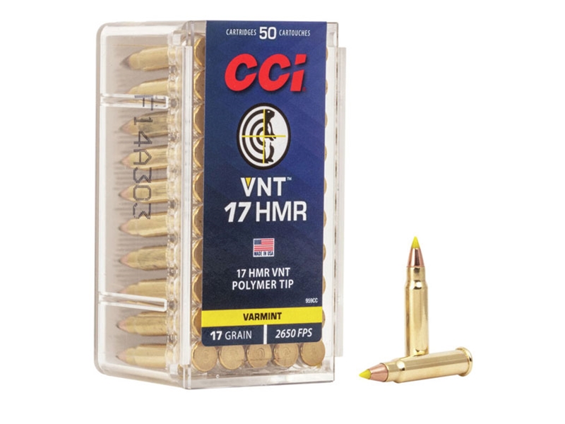 Federal CCI 17 HMR VNT 17gr Polymer Tip 50rd