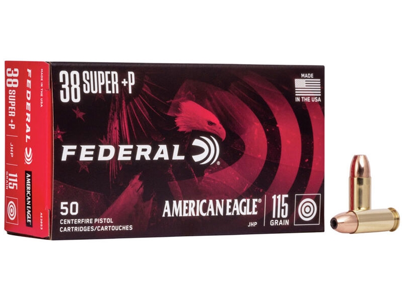 Federal AE .38 Super +P 115gr JHP 50rd