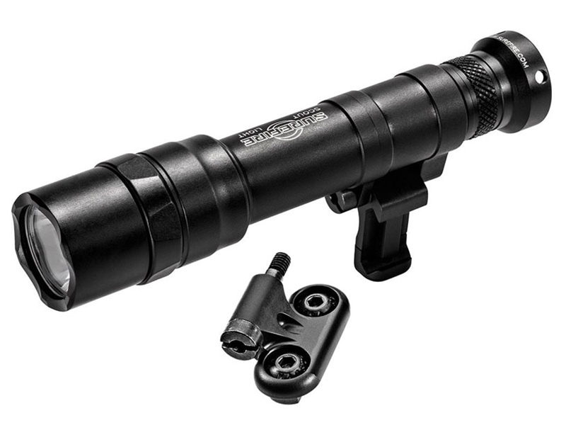 SureFire M640DF Scout Pro Dual Fuel MLok Weaponlight, Black