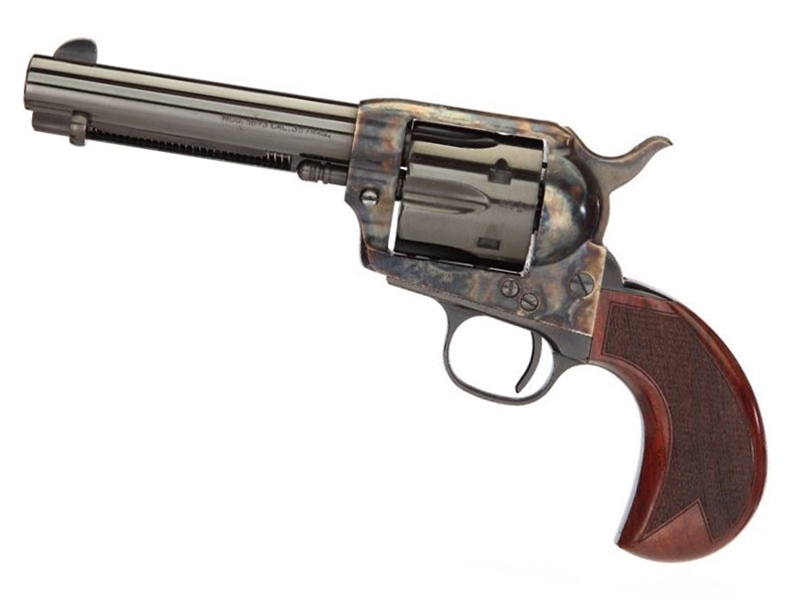Taylor's & Co Cattleman .357Mag 4.75' 6rd Case Hardened Walnut Birdshead