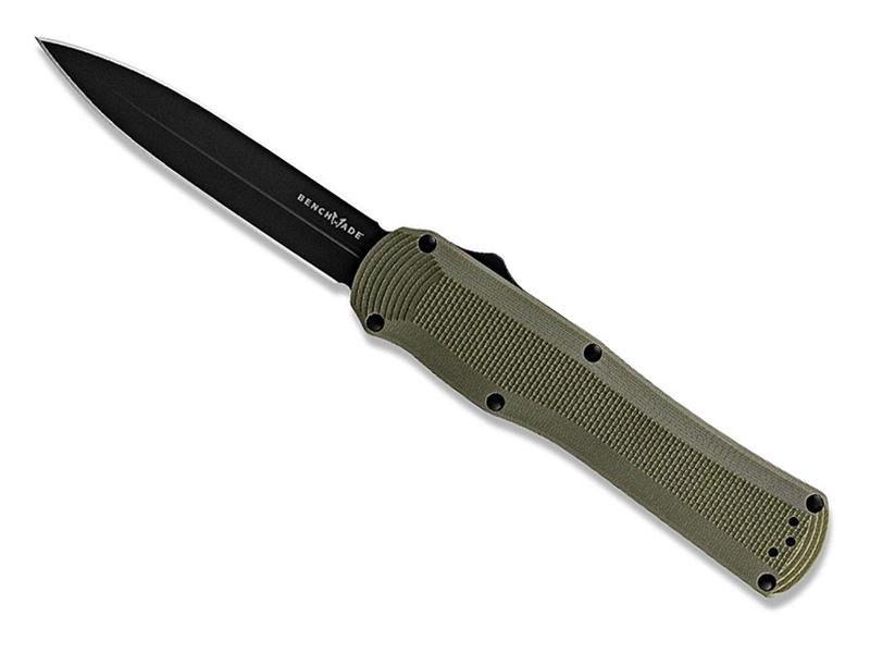 Benchmade Autocrat 3.71' OTF Knife, OD Green G10
