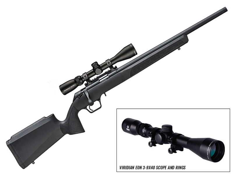 Springfield 2020 Rimfire Target .22LR 20' TB Rifle, Black w/ Scope