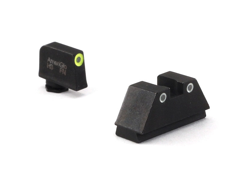 AmeriGlo Suppressor Height Glock Night Sight Lumigreen Standard Frame