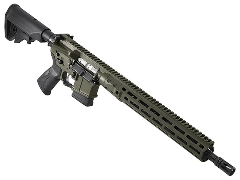 LWRC IC-DI MLOK Target Rail 5.56mm 16' Rifle, OD Green - Factory CA