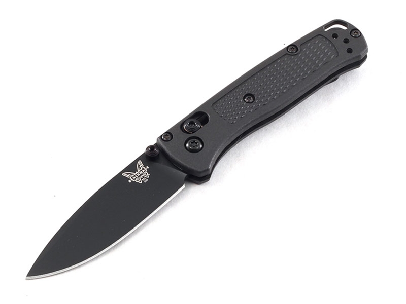 Benchmade Mini Bugout 2.82' AXIS Folding Knife, Black/CF Elite