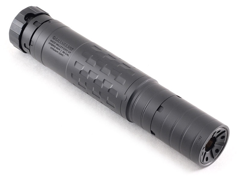 SilencerCo Hybrid 46M .46 Cal Suppressor, Black