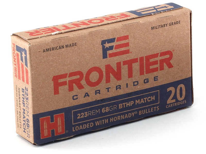 Hornady Frontier .223Rem 68gr BTHP Match 20rd