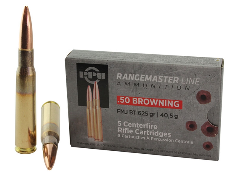 PPU Rangemaster 50 BMG 625gr BT 5rd