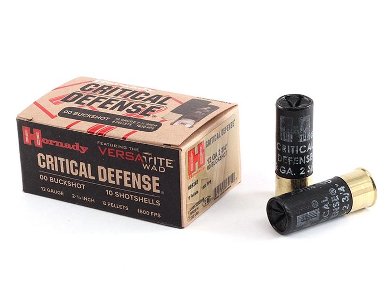 Hornady Critical Defense 12GA 2.75' 00 Buck 10rd