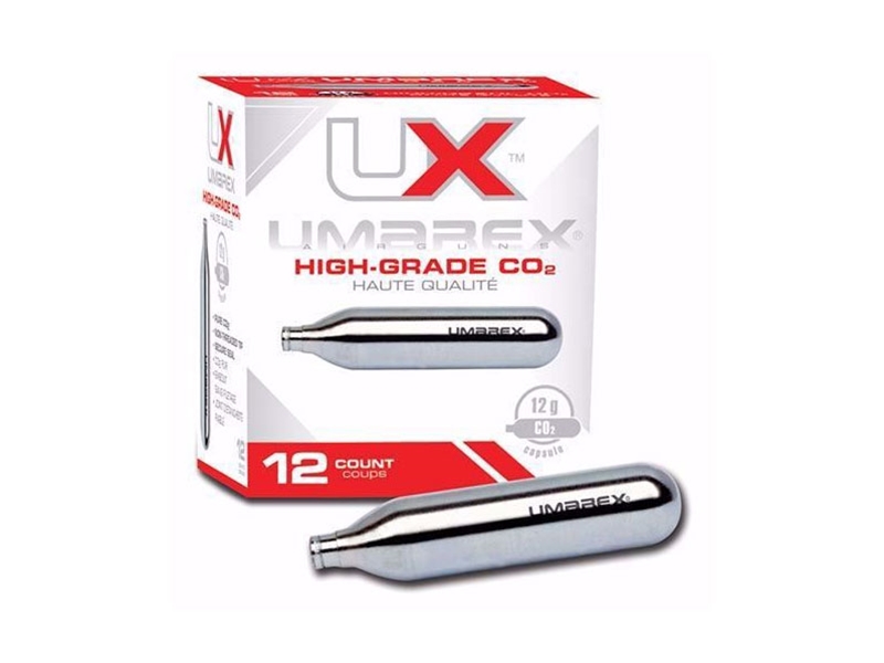 Umarex 12 Gram CO2 Cylinders for Airguns, 12 Pack