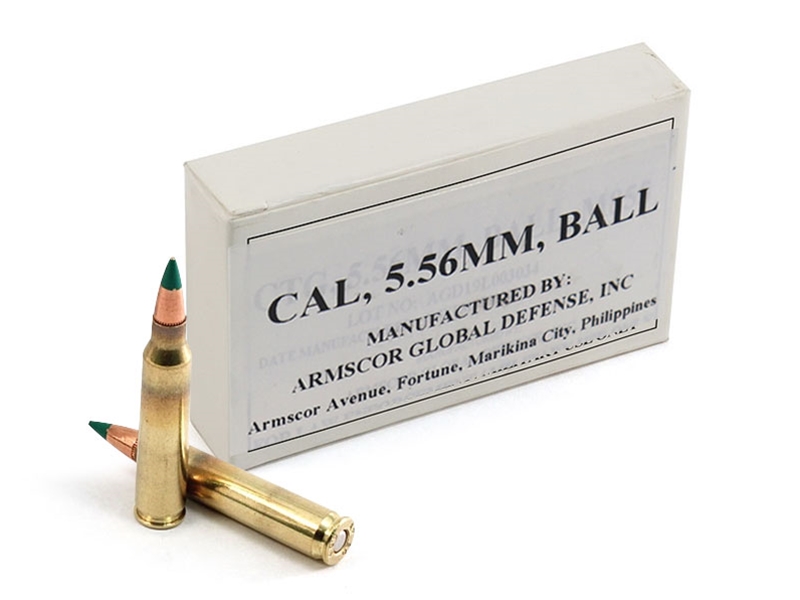Armscor 5.56mm 62gr FMJ M855 Green Tip 20rd