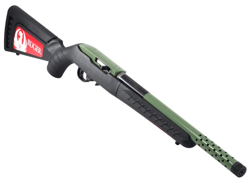 Ruger 10/22 Takedown Lite .22LR 16' TB Black/Green