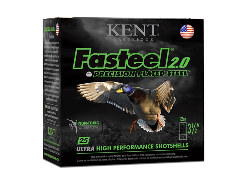 Kent Cartridge Fasteel 2.0 12GA 3.5' 1 1/8 oz BB Shot 25rd