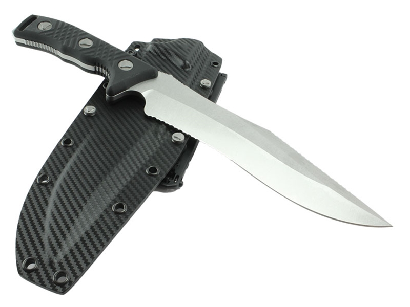 Microtech Knives Arbiter 8.75' S/E Full Serrated Stonewashed, Black G-10