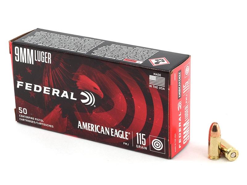 Federal AE 9mm 115gr FMJ