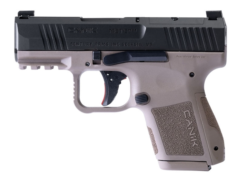 Canik Mete MC9 9mm Pistol, Black/FDE