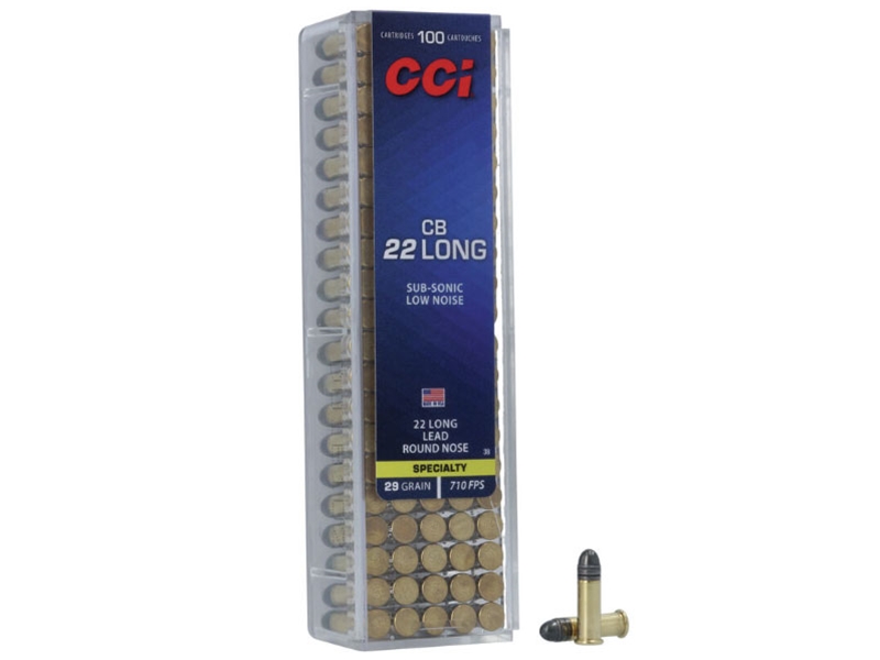 Federal CCI 22 Long Specialty CB 29gr LRN 100rd