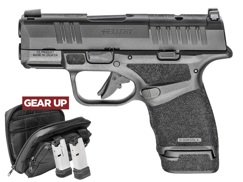 Springfield Hellcat OSP 9mm Pistol 3' Black Gear Up 2023