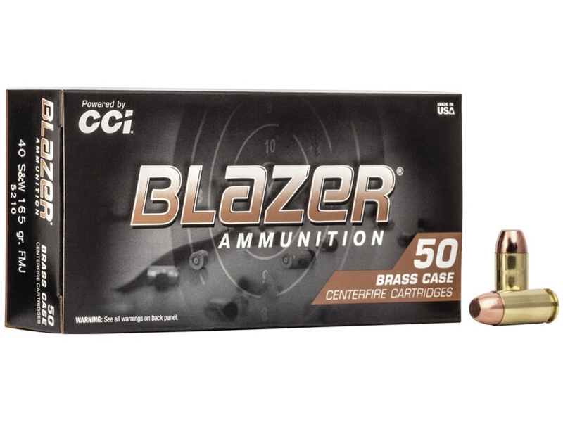 Blazer 5210 40S&W 165gr FMJ 50rd