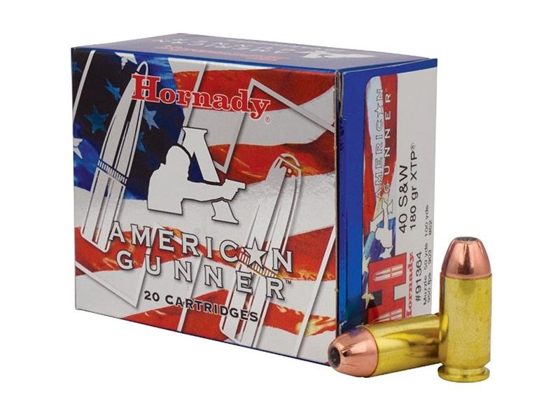 Hornady American Gunner .40S&W 180gr XTP 20rd