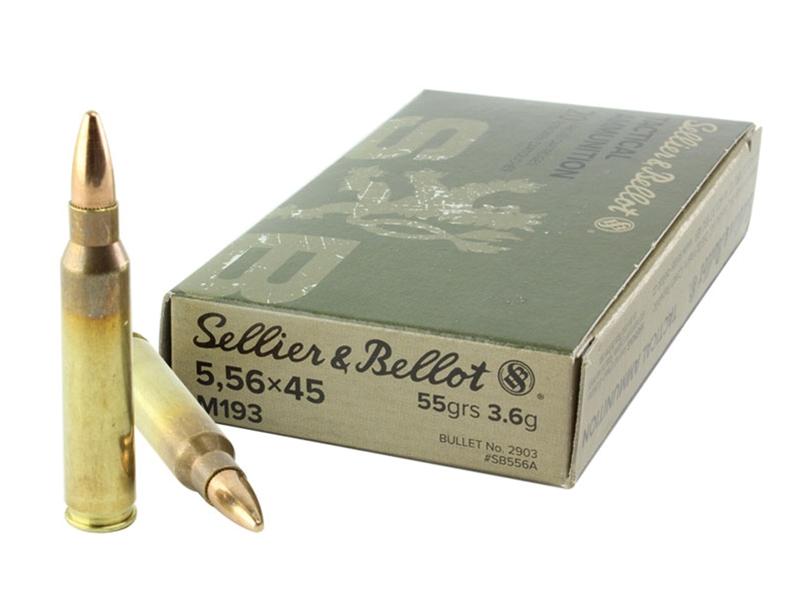 S&B 5.56mm M193 55gr FMJ 20rd