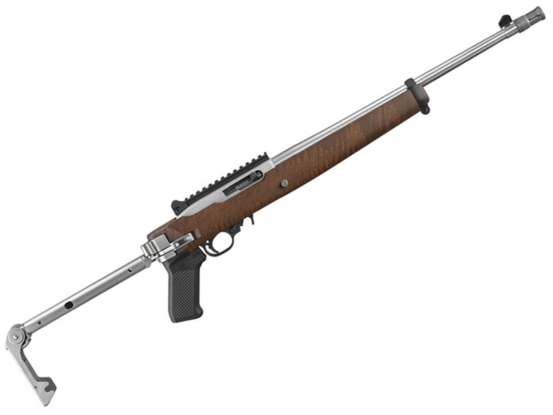 Ruger 10/22 .22LR 16.5' 10rd Rifle w/ Samson Side Folding Stock, Stainless