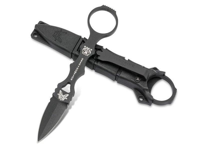 Benchmade Mini SOCP Dagger 2.22' Fixed Knife, Black