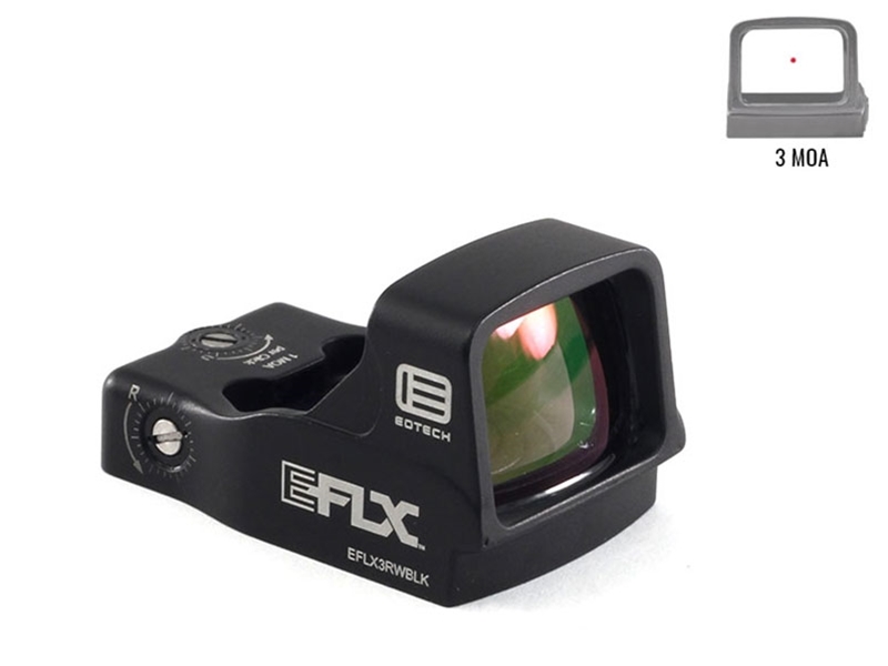 EOTech EFLX 3 MOA Mini Red Dot Sight, Black