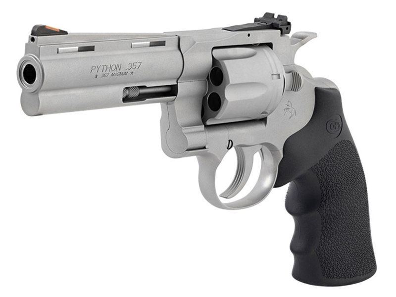 Colt Python .357Mag 4.25' 6rd Revolver, Bead Blast Stainless