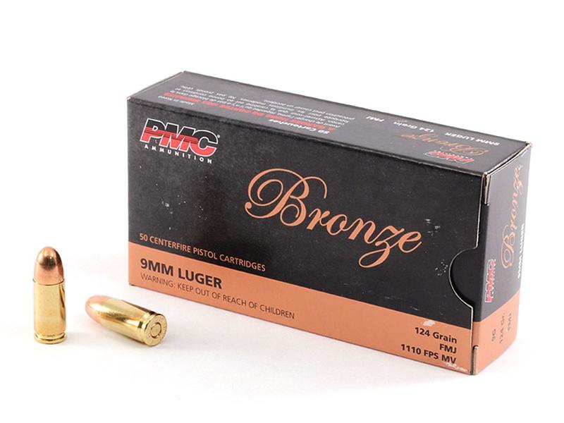 PMC Bronze 9mm 124gr FMJ 50rd